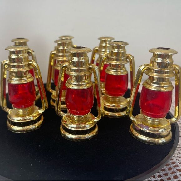 Vintage lantern Christmas light covers || Tree lights covers || 8 pieces - Picture 6 of 10